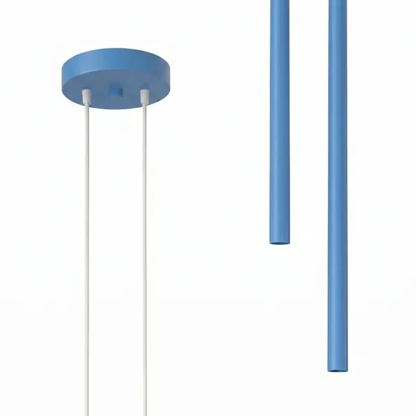 Lampa wisząca PASTELO 2 błękitna