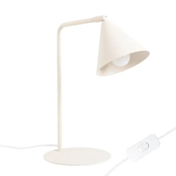 Lampa biurkowa NOX beżowa