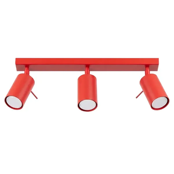 Plafon RING 3L czerwony