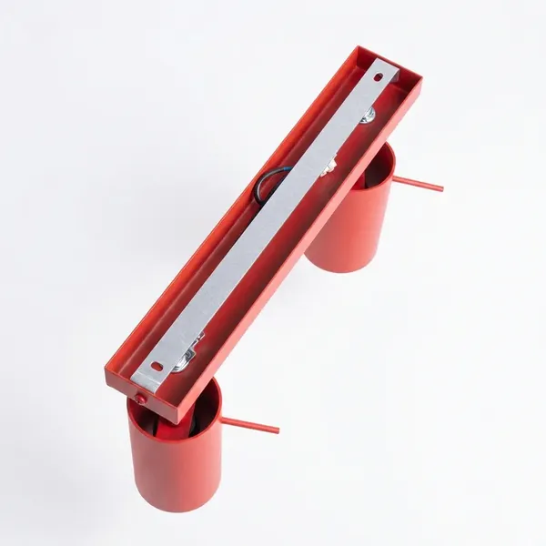 Plafon RING 4L czerwony
