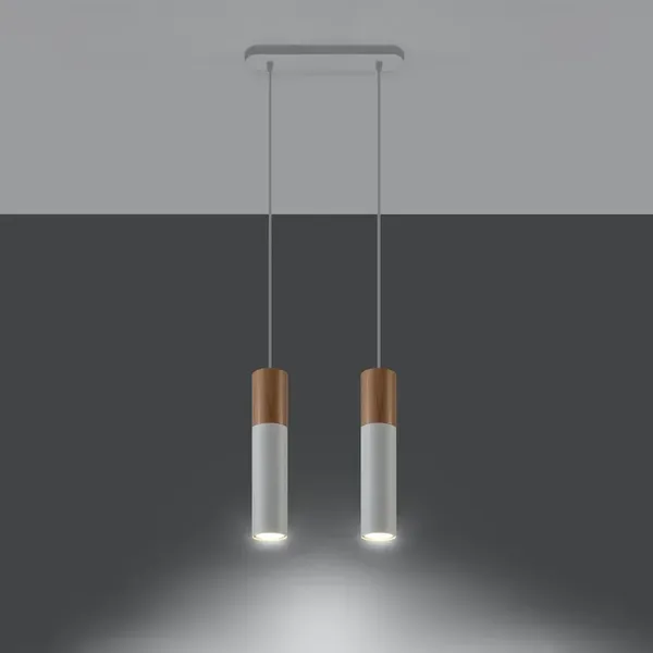 Lampa wisząca PABLO 2 biała