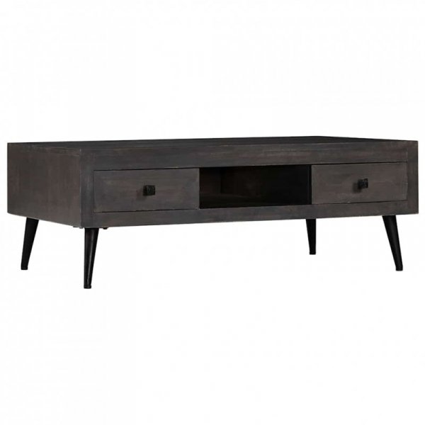 Stolik kawowy lite drewno mango 100x60x35 cm