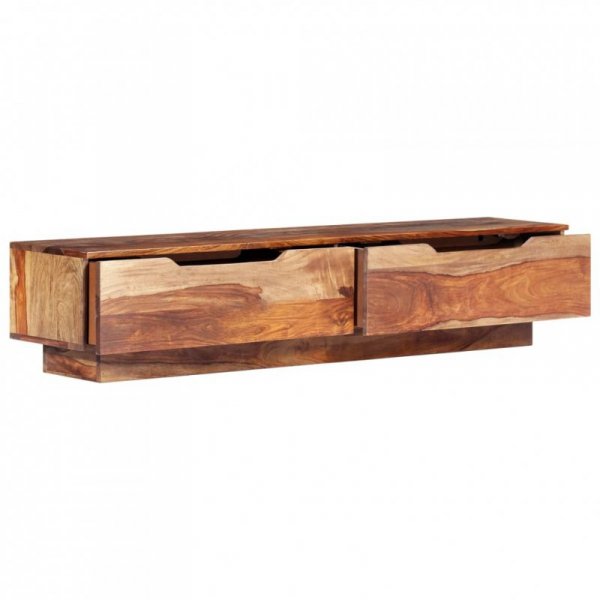 Szafka pod TV, 145x30x30 cm, lite drewno