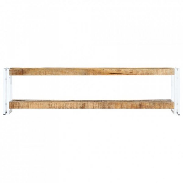 Szafka pod TV, 150 x 30 x 40 cm, lite drewno mango