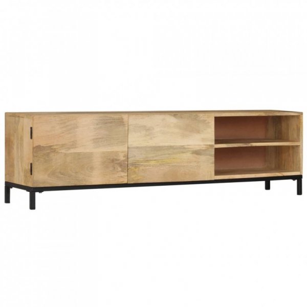 Szafka pod TV, 145x30x41 cm, lite drewno mango