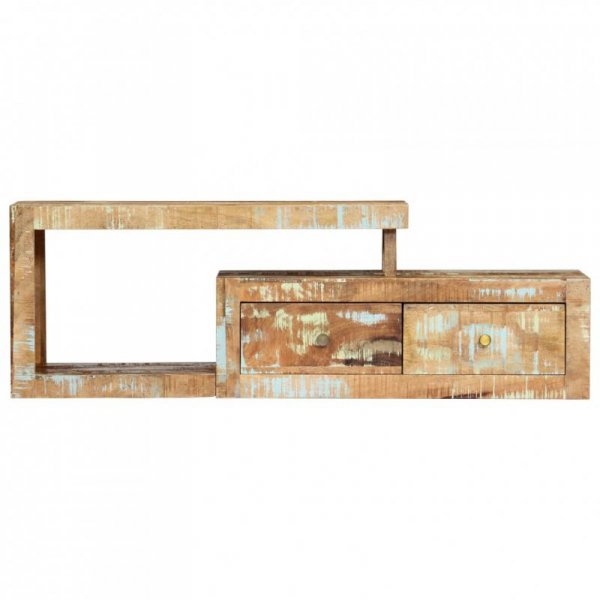 Szafka pod TV, 120 x 30 x 40 cm, lite drewno odzyskane
