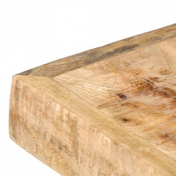 Stół jadalniany, 180 x 90 x 76 cm, lite surowe drewno mango
