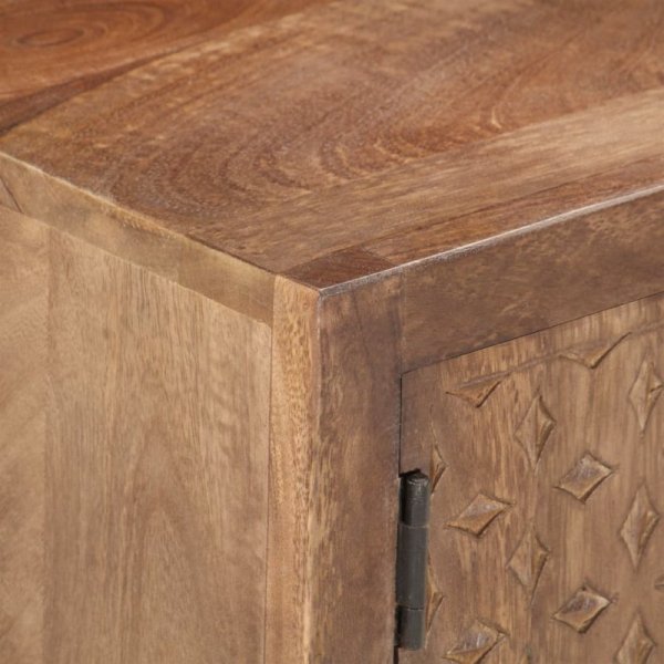 Szafka pod TV, 138x30x46 cm, lite drewno mango