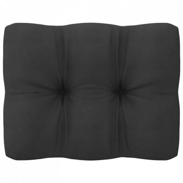 3-osobowa sofa z poduszkami, lite drewno sosnowe