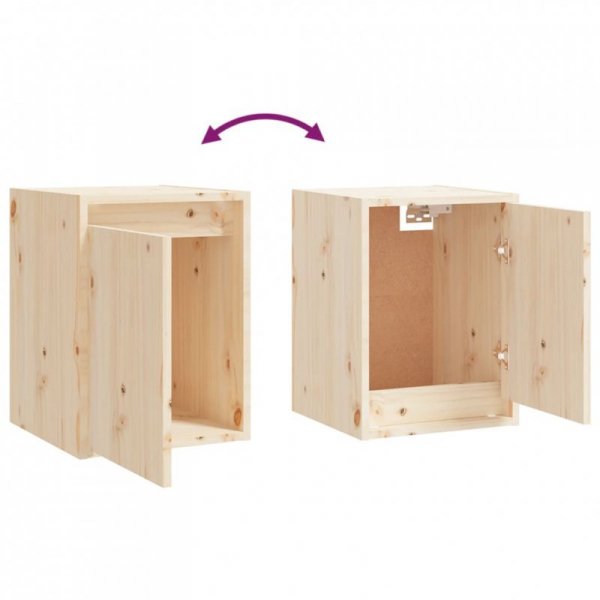 Szafki pod TV, 5 szt., lite drewno sosnowe