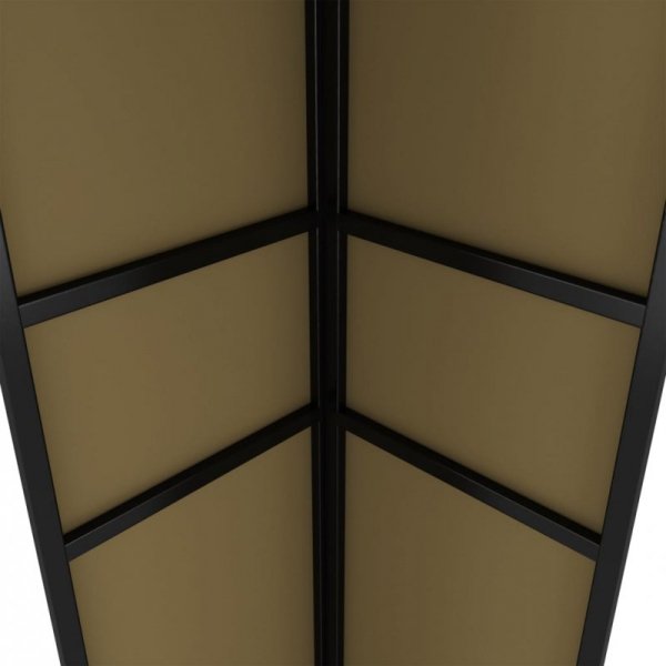 Altana z podwójnym dachem, 3x6 m, taupe, 180 g/m²