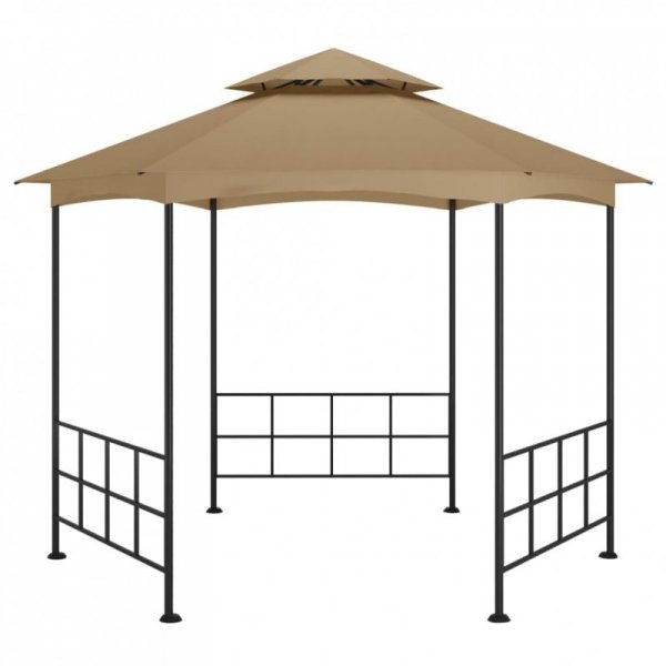 Altana ze ściankami, 3,1 x 2,7 m, kolor taupe