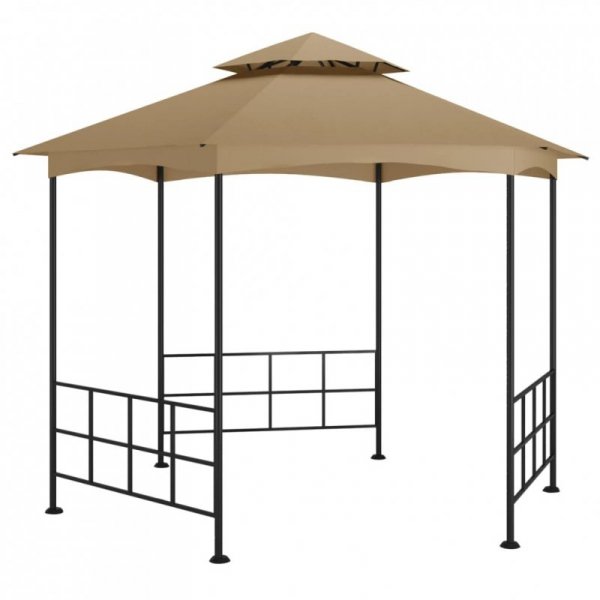 Altana ze ściankami, 3,1 x 2,7 m, kolor taupe