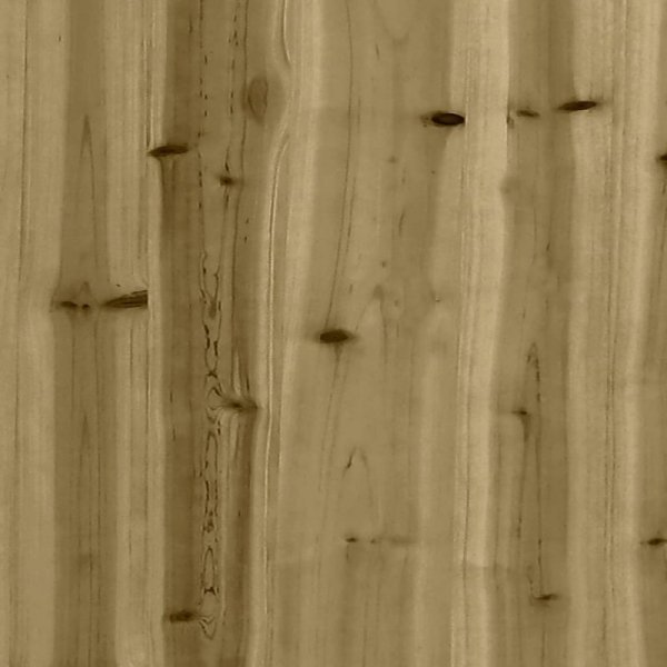 Ławka ogrodowa z gabionem, 287x71x65,5 cm, impregnowana sosna