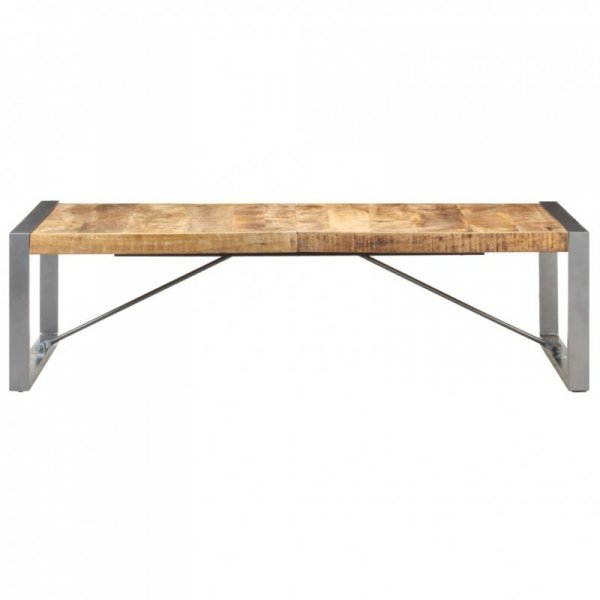 Stolik kawowy, 140 x 70 x 40 cm, surowe drewno mango
