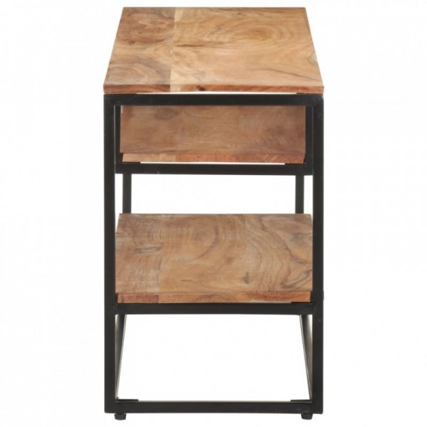Szafka pod TV, 130 x 30 x 45 cm, lite drewno akacjowe