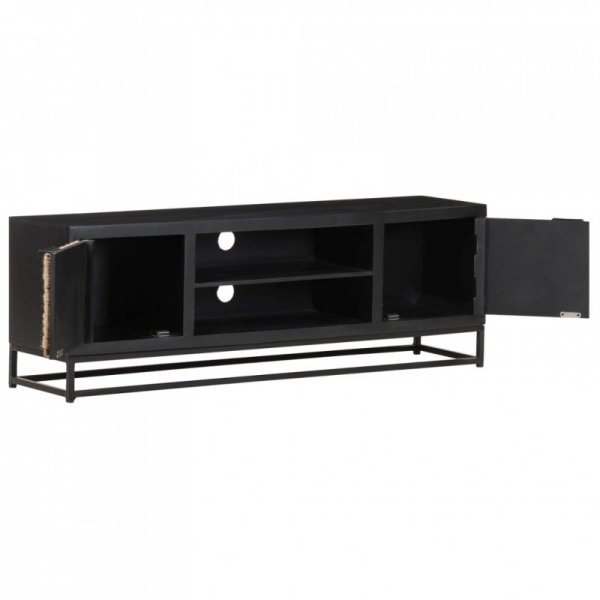Szafka pod TV, 120x30x40 cm, lite drewno mango