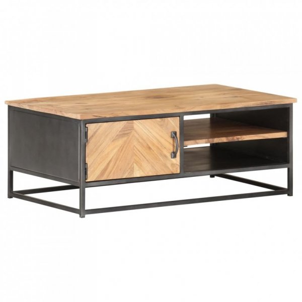 Stolik kawowy, 90x50x35, lite drewno akacjowe