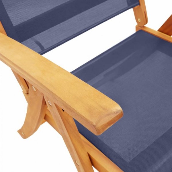 7-cz. zestaw mebli ogrodowych, lite drewno akacjowe i textilene
