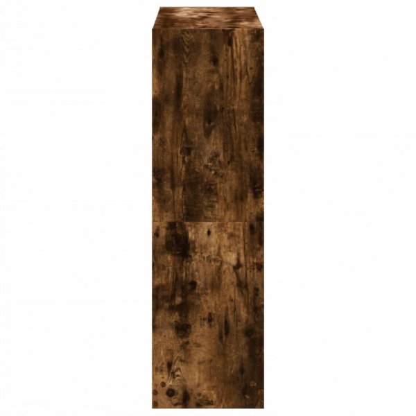 Regał, przydymiony dąb, 102x32x108 cm, materiał drewnopochodny