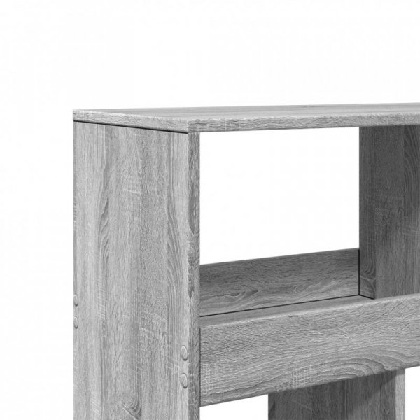 Regał, szary dąb sonoma, 100x33x187,5 cm
