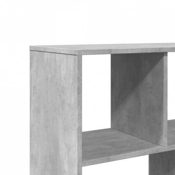 Regał/przegroda do pokoju, szarość betonu, 100x33x156,5 cm
