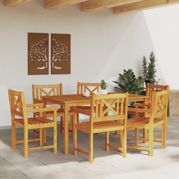 Zestaw 6 krzeseł  56x55.5x90 cm z litego drewna akacjowego, Zestaw 2 krzeseł  56x56x90 cm z litego drewna akacjowego