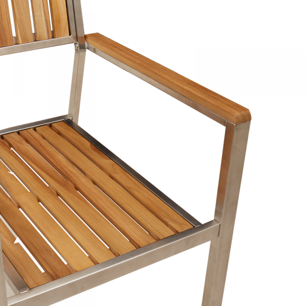 Krzesła ogrodowe  do układania 8 szt. 54,5x56x87 cm Lite drewno tekowe, Krzesła ogrodowe  do układania 4 szt. Lite drewno tekowe i metal