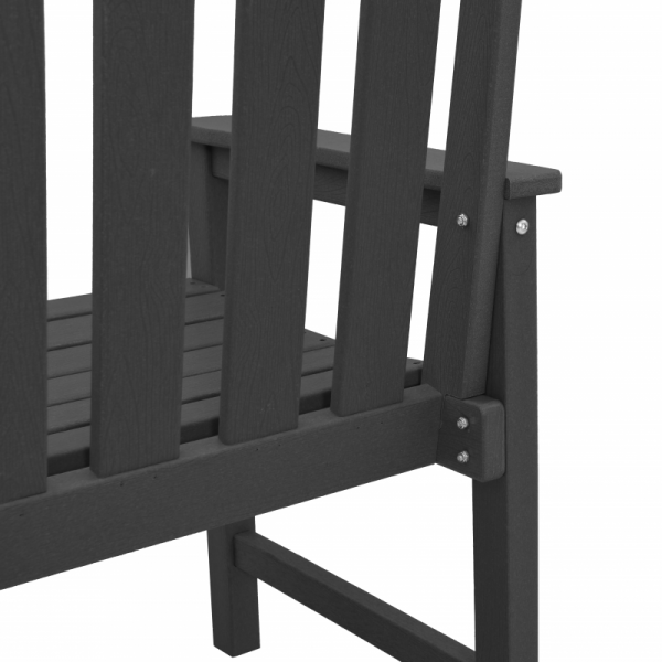 Krzesła do jadalni  6 szt Czarne 65,5x55,5x88 cm HDPE, Krzesła do jadalni  2 szt Czarne HDPE
