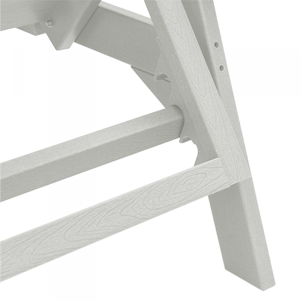 Leżaki słoneczne 2 szt. biały 162x53x98.5 cm HDPE,  Leżak słoneczny biały 53x162x98.5 cm HDPE