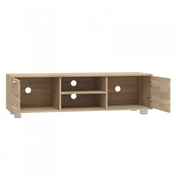 Szafka pod TV, dąb sonoma, 140x40,5x35 cm