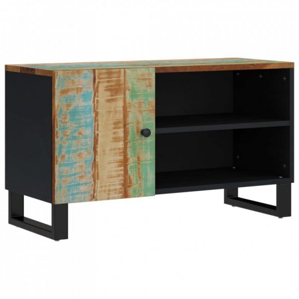 Szafka RTV, 80x33x46 cm, drewno i materiał drewnopochodny