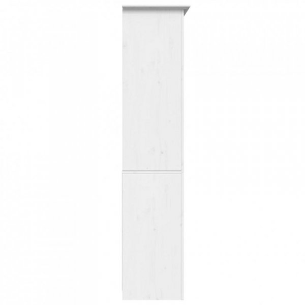 Biblioteczka BODO, biała, 82x40x173 cm, lite drewno sosnowe
