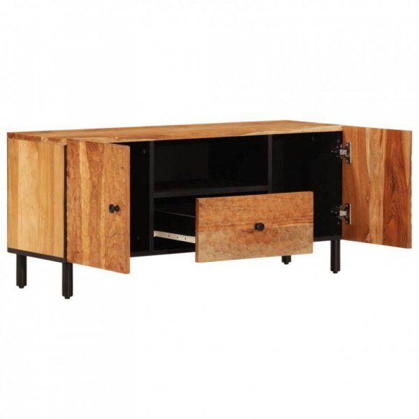 Szafka pod telewizor, 105x33x46 cm, lite drewno akacjowe