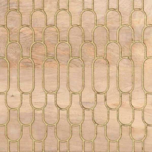 Stolik kawowy, 80x54x40 cm, lite drewno mango