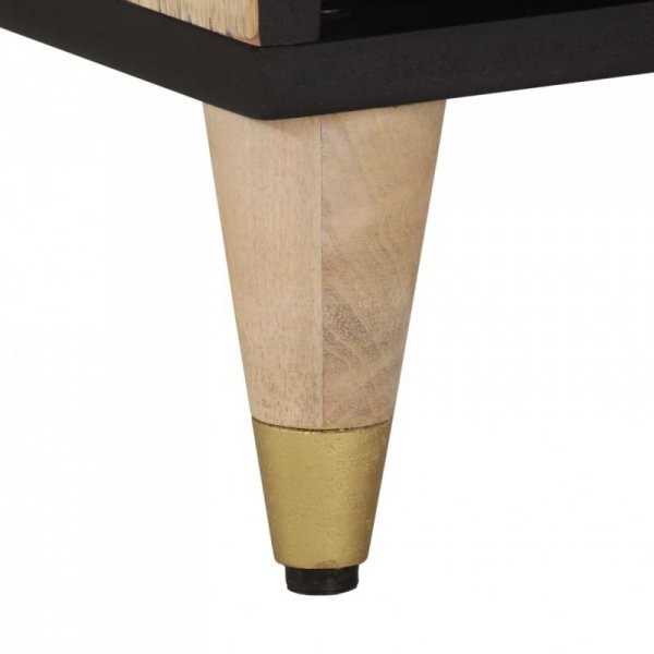 Szafka pod telewizor, 100x33x46 cm, lite drewno mango