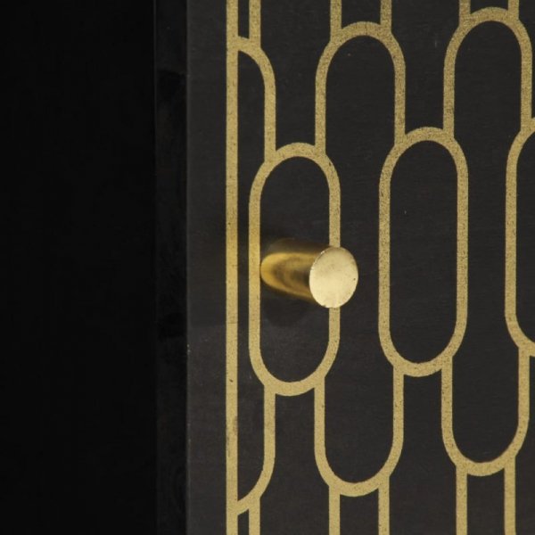 Szafka, 80x33x75 cm, lite drewno mango