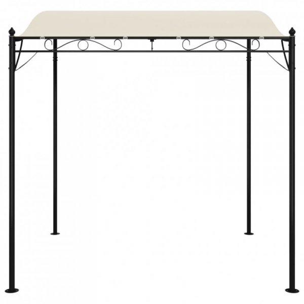 Zadaszenie, kremowe, 2x2,3 m, 180 g/m², tkanina i stal