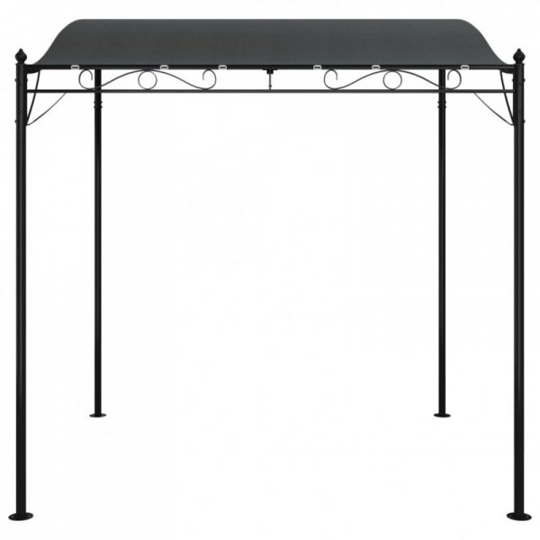 Zadaszenie, antracytowe, 2x2,3 m, 180 g/m², tkanina i stal
