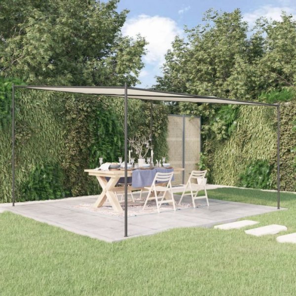 Altana, biała, 4x4 m, 180 g/m², tkanina i stal