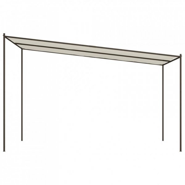 Altana, biała, 4x4 m, 180 g/m², tkanina i stal