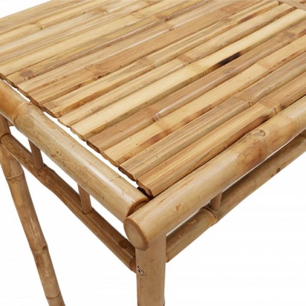 Ogrodowy stół jadalniany, 110x55x75 cm, bambus