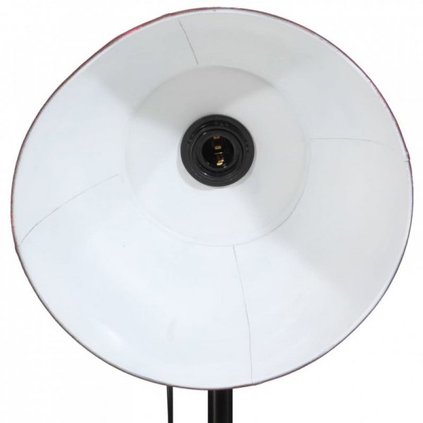Lampa stojąca, 25 W, postarzany czerwony, 75x75x90-150 cm, E27