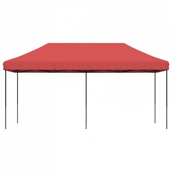 Składany namiot imprezowy pop-up, burgundowy, 580x292x315 cm