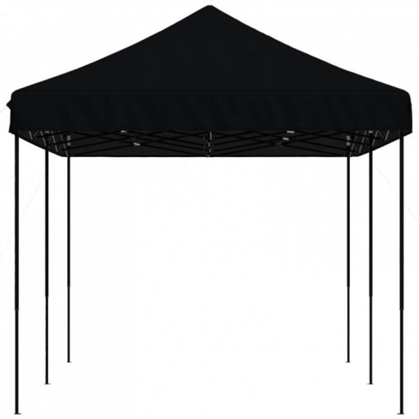 Składany namiot imprezowy typu pop-up, czarny, 580x292x315 cm