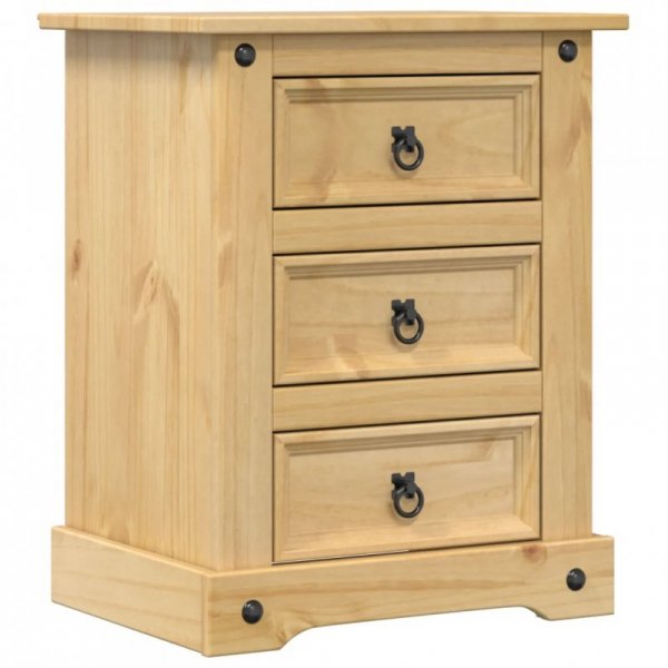 Szafka nocna Corona, 53x39x66 cm, lite drewno sosnowe