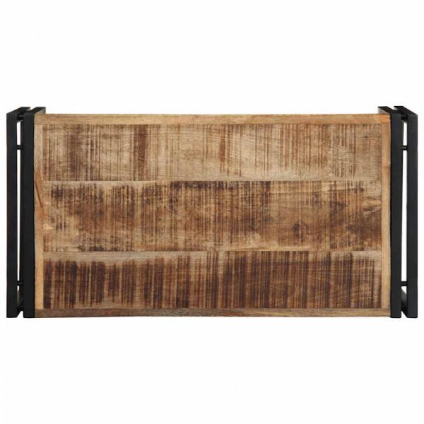 Stolik kawowy 80x40x35 cm lite drewno surowe mango