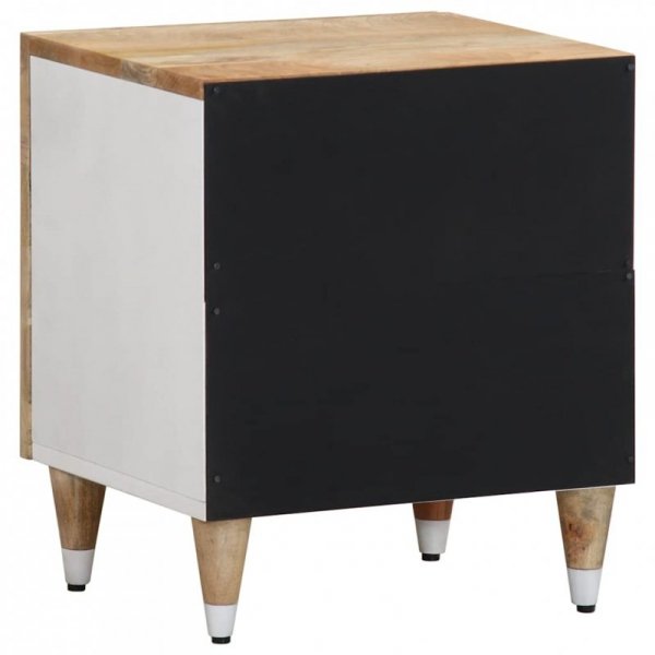 Szafka nocna, 40x33,5x46 cm, lite drewno mango