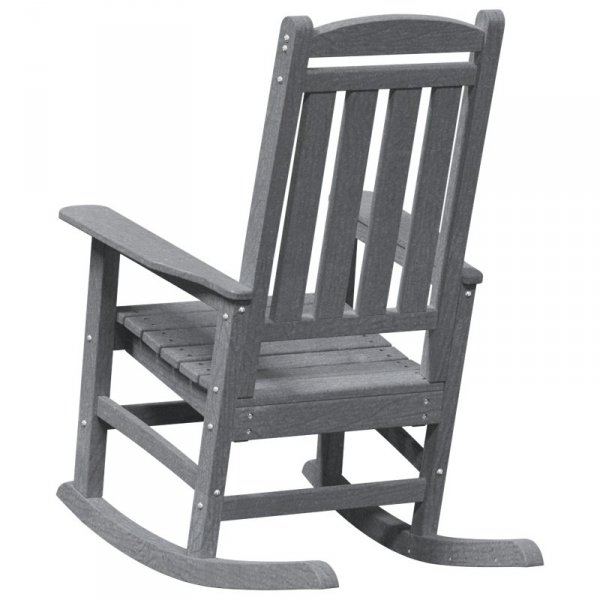 Krzesło Bujane  Jasnoszare 70x92x107 cm HDPE
