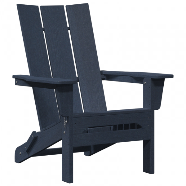 Krzesło Adirondack  Granatowe 74.5x80.5x90 cm HDPE